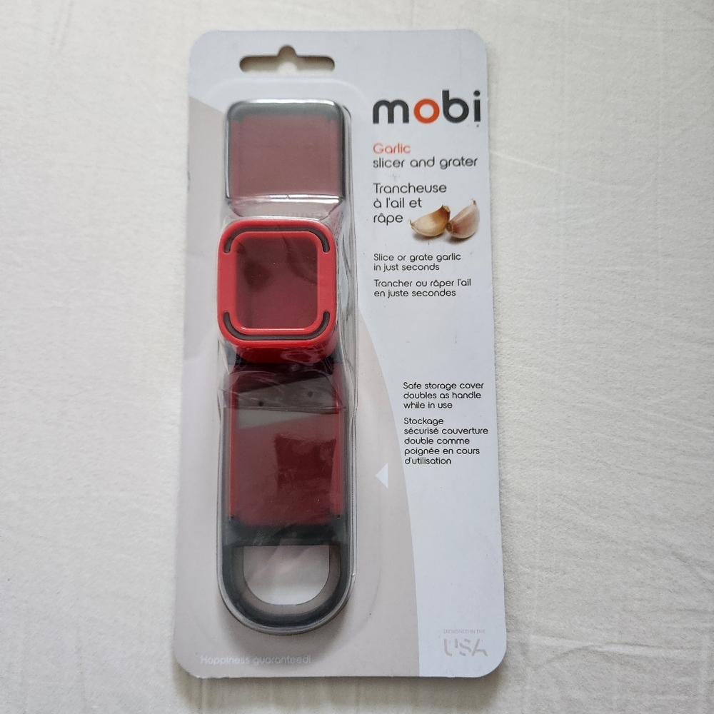 🔥 Mobi Garlic Slicer and Grater Kitchen Gadget Kitchen Tools New in Package